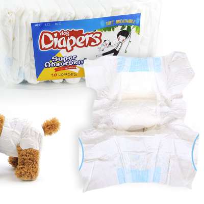 Disposable pet puppy cleaning products female dog diapers with leak guard